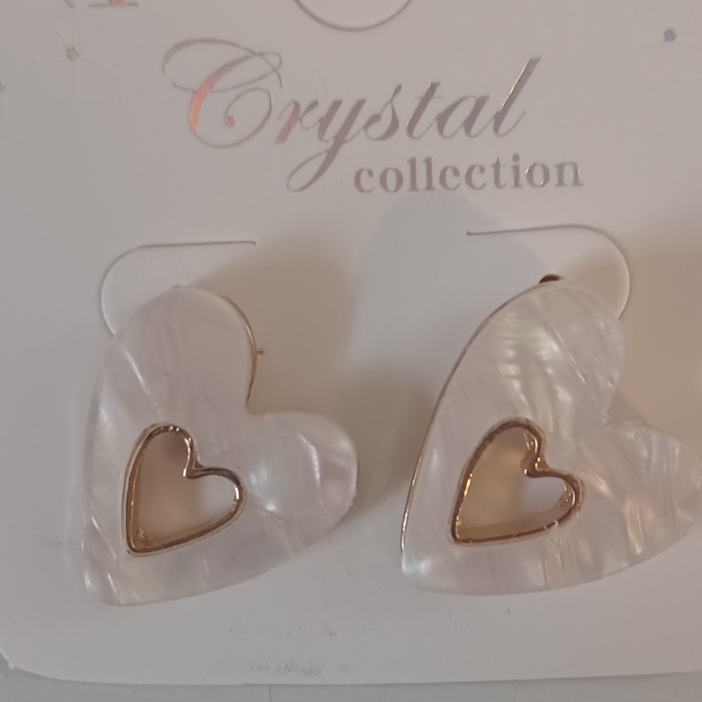 HEART SHIMMERING EARRINGS